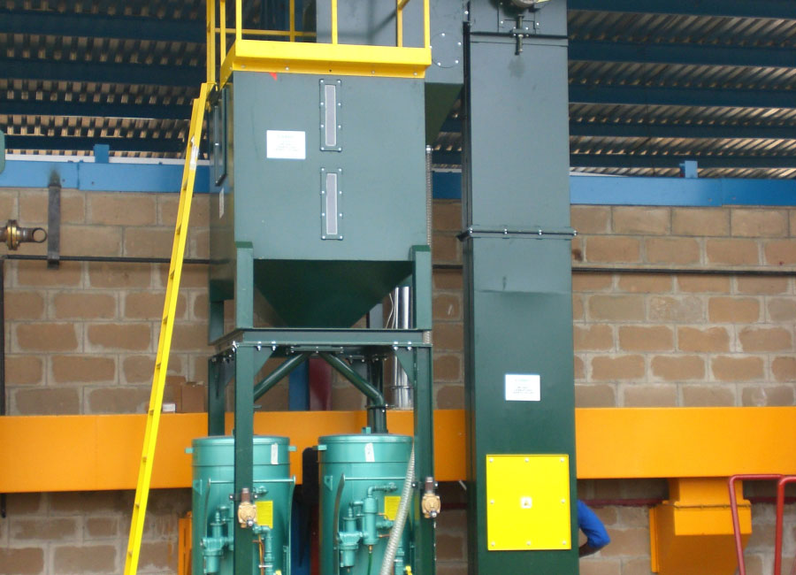 sabbiatura a getto libero Camit