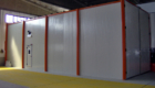 Sandblasting rooms