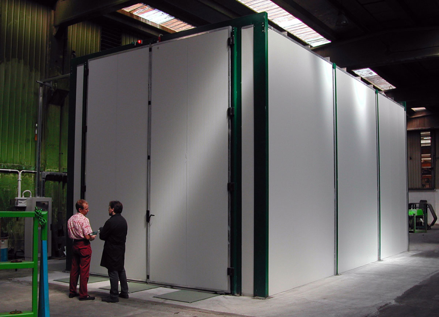 sabbiatura a getto libero Camit